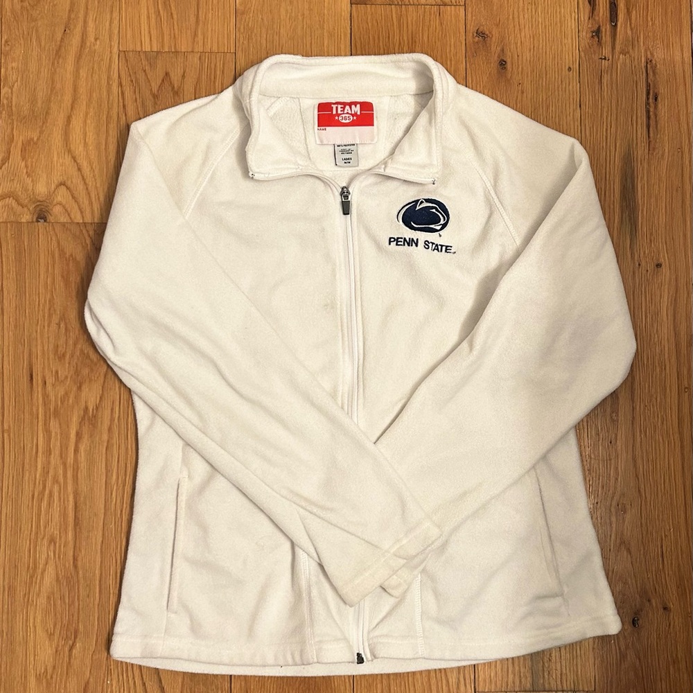 Penn state white fleece wmns L